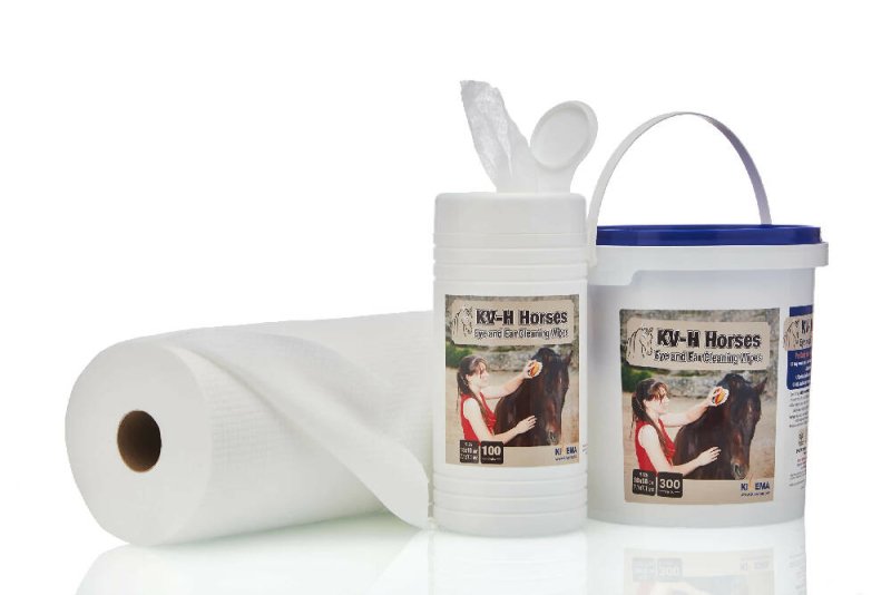 KIVEMA Horses Cleaning Gentle Wipes - Pack of 100 Horse Gentle Wipes Ideal for Sensitive Areas Like Ears, Eyes | Removes Dirt, Grime and Odor (100)… - Cleaning Gloves & Cloths & Sets - British D'sire