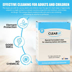 Kivema Organic baby wipes for cleaning lashes and eyelids 20Pcs - Eyes Care - British D'sire