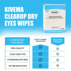 Kivema Organic baby wipes for cleaning lashes and eyelids 20Pcs - Eyes Care - British D'sire