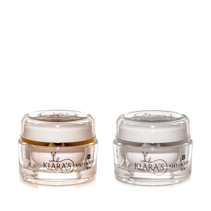 Klara's Anti-Wrinkle Day and Night Cream 30 ml - Rejuvenate and Nourish Skin Wrinkles Reducing with Organic Coconut oil & Shea Butter Facial Cream for Women. Secondary image