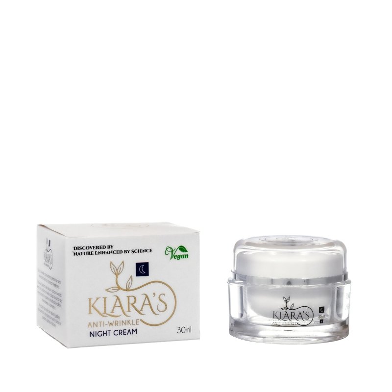 Klara's Vegan Anti-Wrinkle Night Cream With Avocado - Face Care - British D'sire