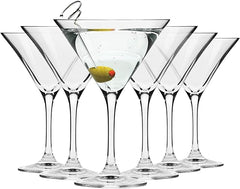 Krosno Martini Cocktail Glasses Drinking Set | Set of 6 | 150 ML | Elite Collection | Perfect for Home, Restaurants and Parties | Dishwasher Safe - British D'sire
