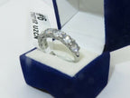 Ladies Eternity Band Stainless Steel Cubic Zirconia 4mm 2 Carat Ring - Jewelry Rings - British D'sire