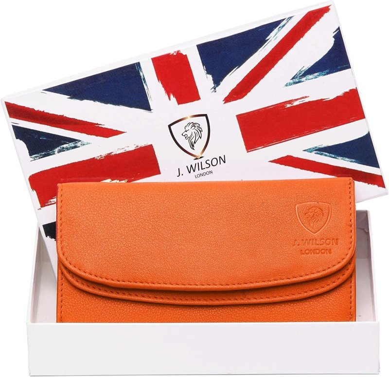 Ladies RFID Protection Real Leather Purse Card Women Wallet Pocket - Women's Wallets - British D'sire