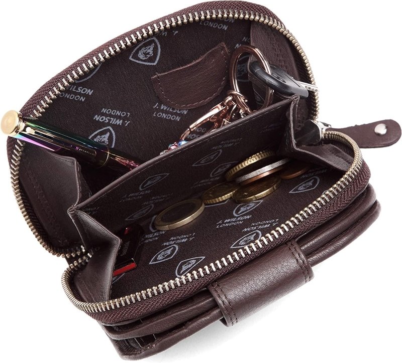 Ladies RFID Safe Designer Leather Purse Card Women Wallet Zip Pocket Boxed - Women's Wallets - British D'sire