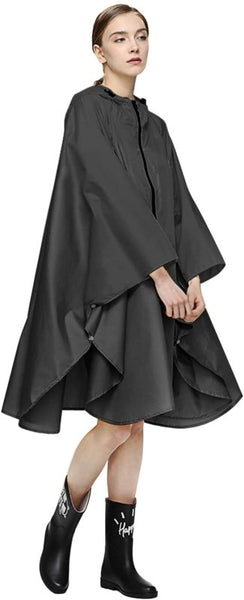 LAMA Waterproof Rain Poncho Lightweight Reusable Rain Poncho Coat