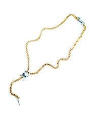 Lariat necklace with studs - Necklace - British D'sire