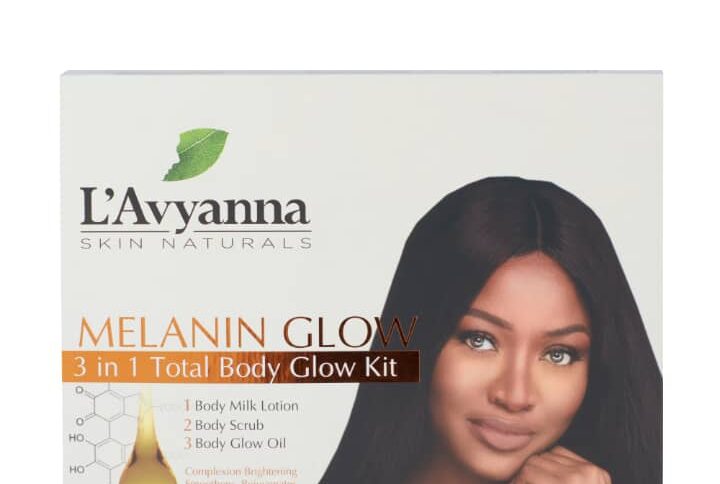 L'Avyanna Melanin Glow 3 in 1 Total Body Glow Kit 600ml - Body Care - British D'sire
