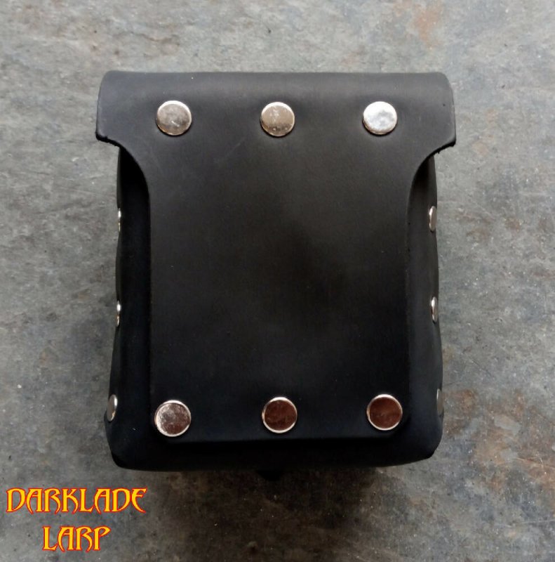 Leather Box Pouch - Bags & Accessories - British D'sire Main image