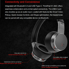Lenovo ThinkPad X1 Head-mounted Active Noise Reduction Bluetooth Headphones - Headphone - British D'sire