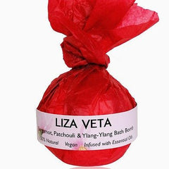 Liza Veta Bergamot, Patchouli & Ylang-Ylang Bath Bomb - Bath & Shower - British D'sire