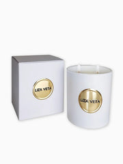 Liza Veta Eucalyptus & Lemongrass Scented Candle - Candles & Lanterns - British D'sire