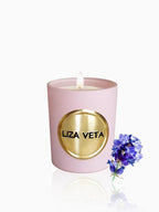 Liza Veta Lavender Scented Candle - Pink - Candles & Lanterns - British D'sire