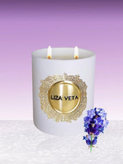 Liza Veta Lavender Scented Candle - Candles & Lanterns - British D'sire