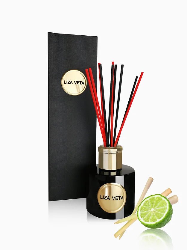 Liza Veta Lemongrass & Bergamot Reed Diffuser 100ml - Air Freshener - British D'sire Main image
