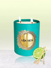 Liza Veta Lemongrass & Bergamot Scented Candle - Candles & Lanterns - British D'sire