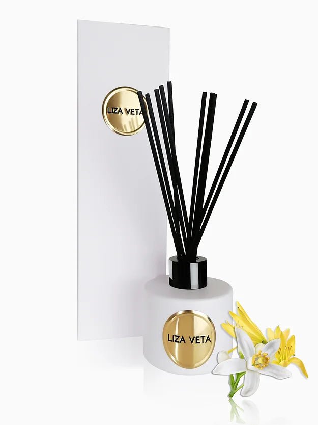 Liza Veta Neroli & Ylang-Ylang Reed Diffuser - Pink & White - Air Freshener - British D'sire