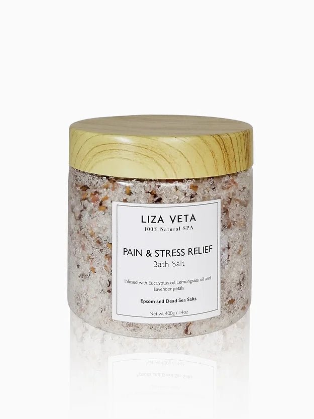 Liza Veta Pain & Stress Relief Bath Salt 400g - Bath & Shower - British D'sire