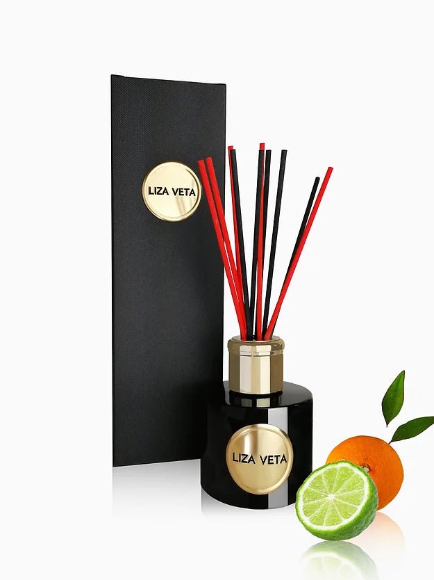 Liza Veta Sweet Orange & Bergamot Reed Diffuser 100ml - Air Freshener - British D'sire