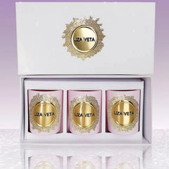 Liza Veta Triple Wellbeing - Votive Candle Set - Candles & Lanterns - British D'sire