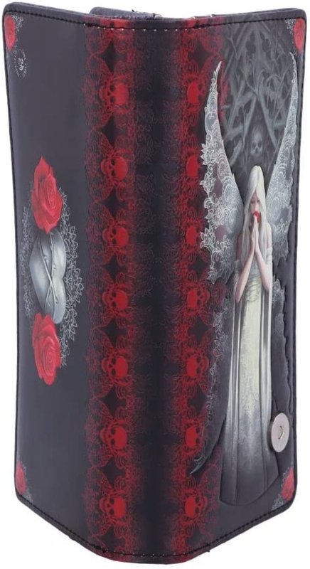 Love Remains Anne Stokes Embossed Purse 18.5Cm Black, PU, One Size - Women's Wallets - British D'sire