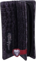 Love Remains Anne Stokes Embossed Purse 18.5Cm Black, PU, One Size - Women's Wallets - British D'sire