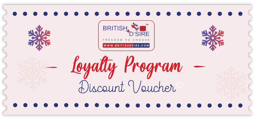 British D'sire Seller's Loyalty Program Promotional Voucher
