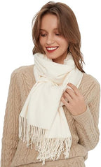 MaaMgic Scarves for Women Pashmina Shawl Wrap Wedding Party Blanket Girls Large Soft Scarves - Women's Scarves - British D'sire