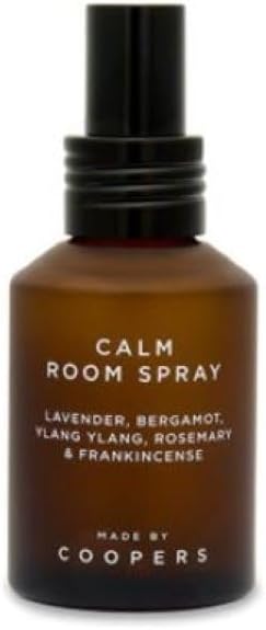 Made By Coopers Calm Atmosphere Mist, Room Spray, Handcrafted with 5 Essential Oils, Relaxing Air Freshener, Linen & Pillow Spray, Therapeutic Air Fresheners for Home Relaxation/Sleep Aid, 60 ml - British D'sire