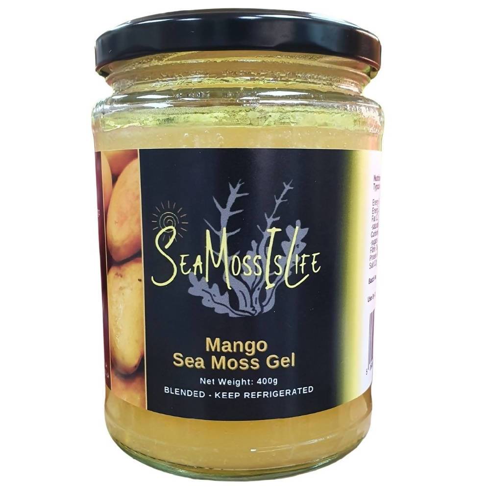 SeaMossIsLife - Mango Sea Moss Gel - Herbal Supplements - British D'sire