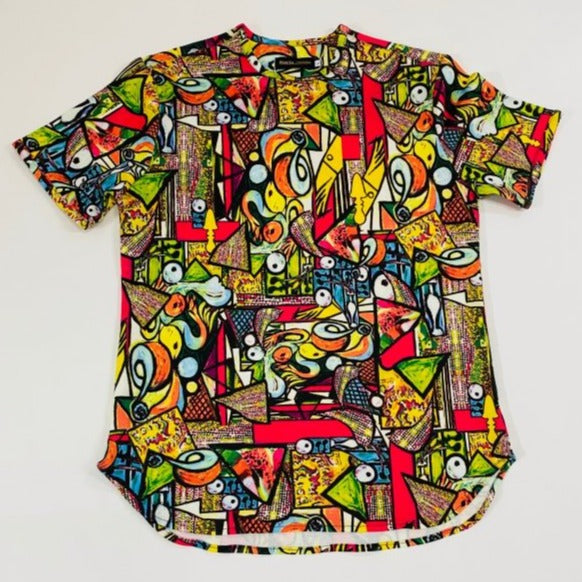 Mario Thompson Exclusive African Print T Shirt (Multi Color) - Mens T-Shirts & Shirts - British D'sire