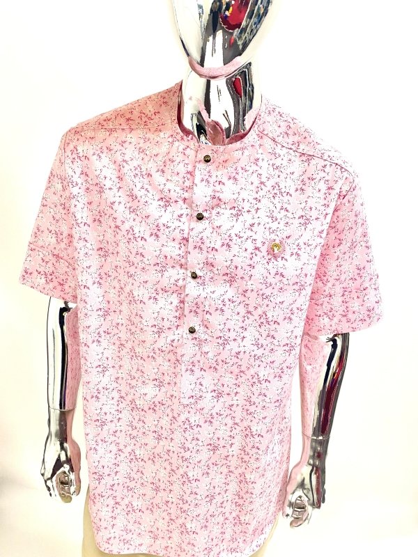 Mario Thompson Exclusive Shirt (Baby Pink) - Mens T-Shirts & Shirts - British D'sire