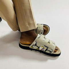 Mario Thompson Exclusive Slide Slippers (Camouflage) - Mens Flip Flops - British D'sire