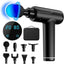 Massage Gun, Portable Muscle Massage Device with 8 Massage Heads, 2023 Deep Tissue Massager 20 Speeds with LCD Touch Screen, Featuring Quiet Glide Technology, Powerful Cordless Percussion - British D'sire