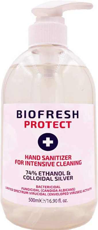 Max.Medsurge Bio 500ml Hand Sanitiser Cleansing Gel 74% Alc, EN14476 Certified - Kills 99% Germs Instantly, Pump Hand Wash Gel (4 x 500ml) - Sanitizers & Mouth Wash - British D'sire
