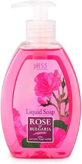 Max.Medsurge Biofresh Rose of Bulgaria Liquid Soap Hand Wash with Natural Rose Water, 300 ml (Pack of 3) - Bath & Shower - British D'sire