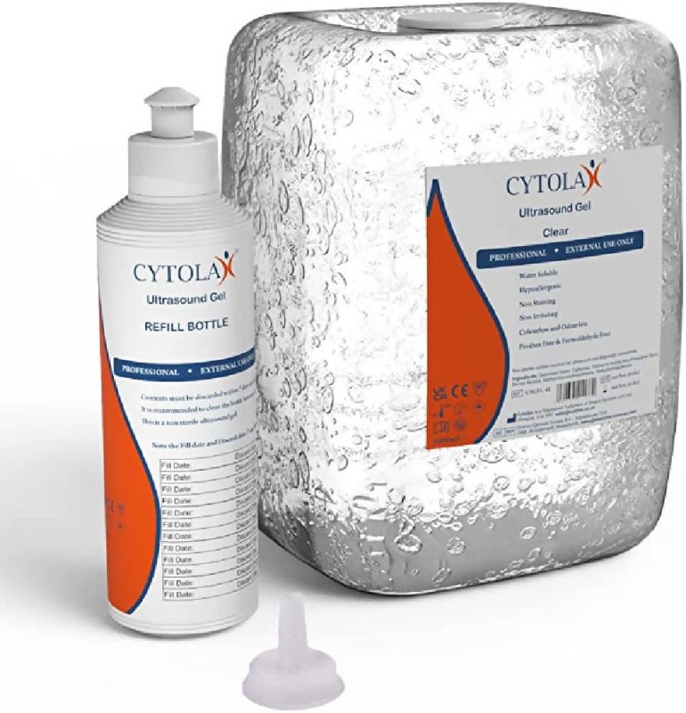 Max.Medsurge Cytolax 5L Ultrasound Gel With 250ml Refill Bottle - More Health Care Supplies - British D'sire