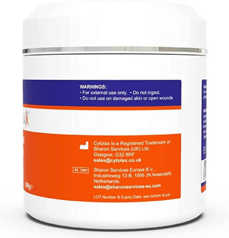 Max.Medsurge Cytolax Barrier Cream 500g Durable 24hour Protection Incontinence Cream with Shea Butter & Aloe Vera extracts - More Health Care Supplies - British D'sire