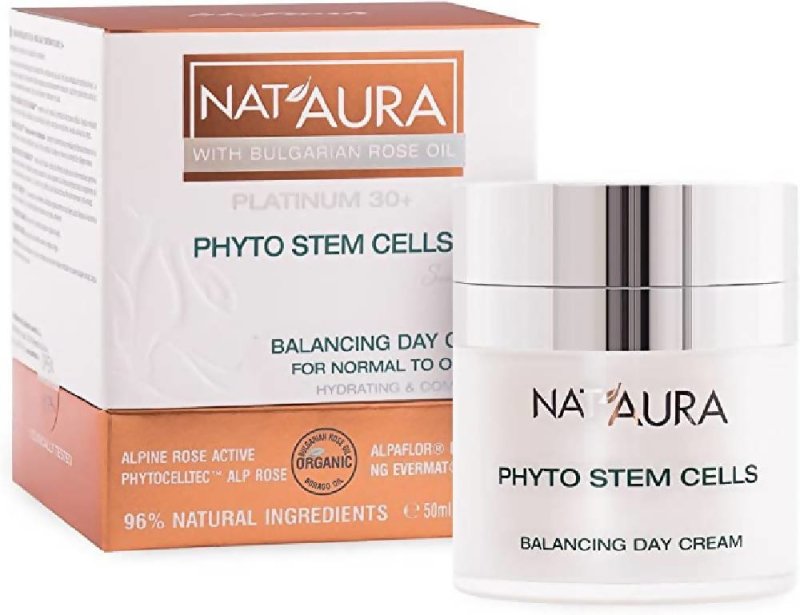 Max.Medsurge NAT'AURA 30+ natural and organic cosmetics 50 ml Balancing day cream for normal to oily skin. - Body Care - British D'sire