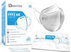 Max.Medsurge Omnitex Individually Wrapped High Filtration FFP2 White Face Mask (Box of 20) - More Health Care Supplies - British D'sire