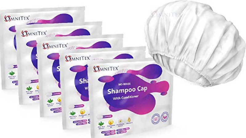Max.Medsurge Omnitex Premium Rinse Free Microwaveable Shampoo Cap - Bath & Shower - British D'sire