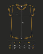 Minerva the Untamed Silver | Feminine Rolled sleeve - Women's T-Shirts & Shirts - British D'sire