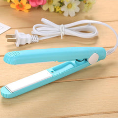 Mini Hair Straightener Curling Iron Straightening Iron 2 In 1 Hair Crimper Flat Iron Fashion Portable Styling Tools - Hair Care & Styling - British D'sire