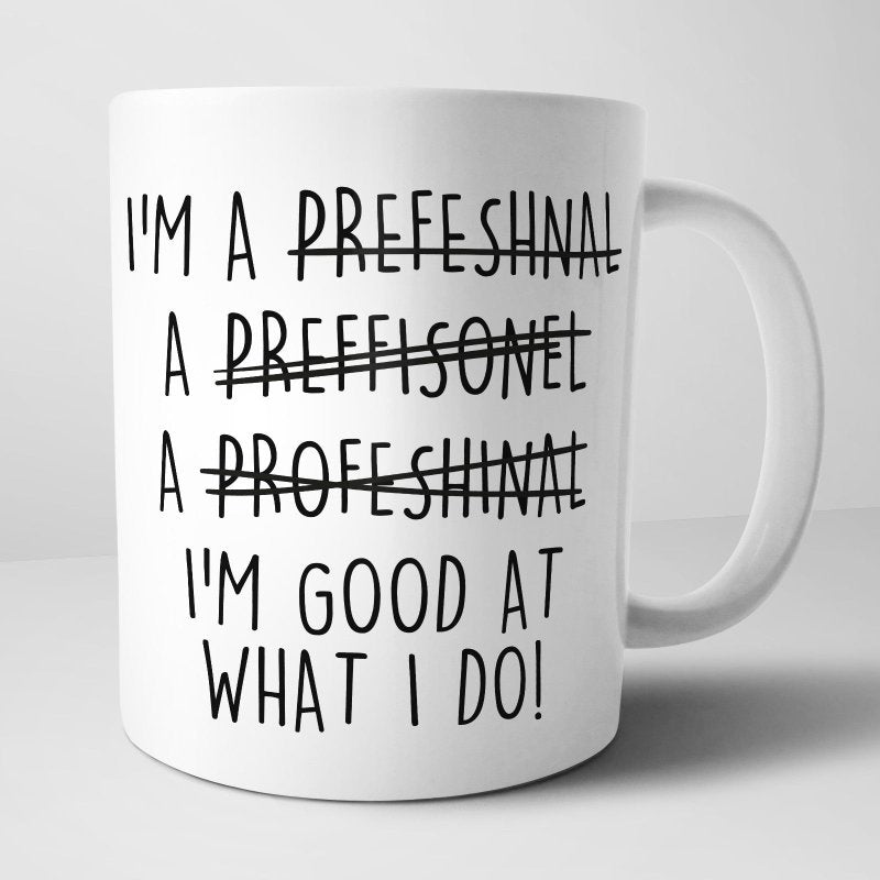 Misspelled Professional Mug - M011 Secondary image