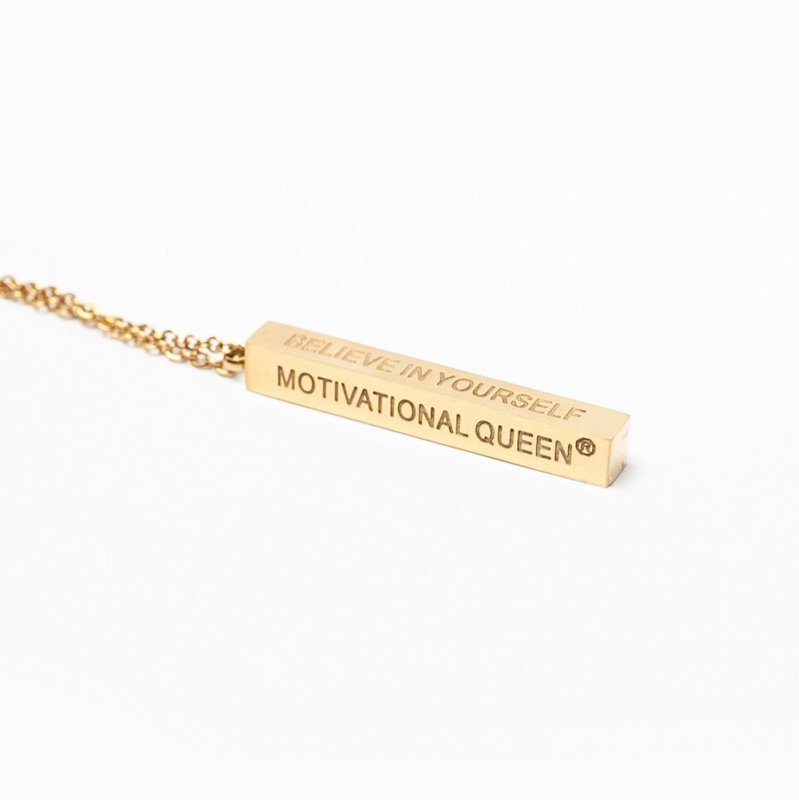 Motivational Queen Necklace - Necklaces - British D'sire Main image