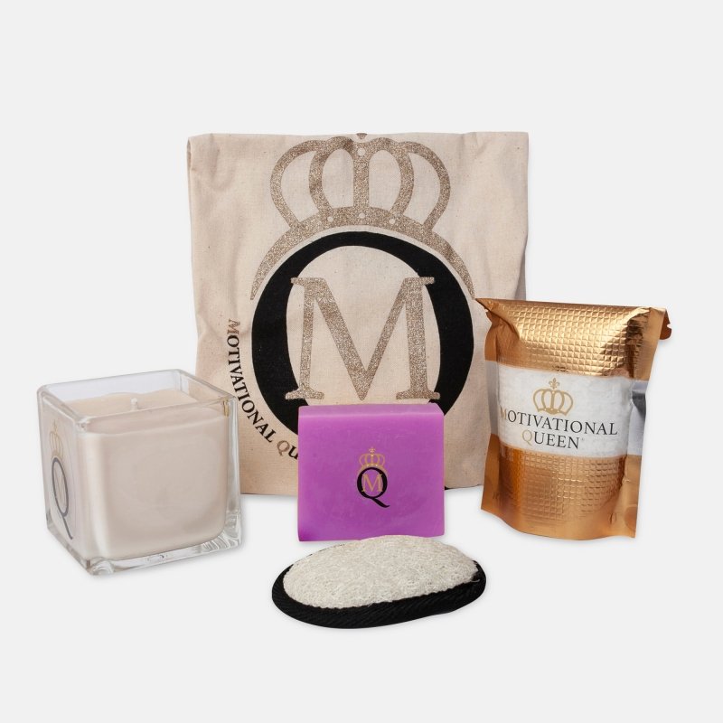 Motivational Queen Pamper Giftset – Lavender - Personalised Gifts - British D'sire Main image
