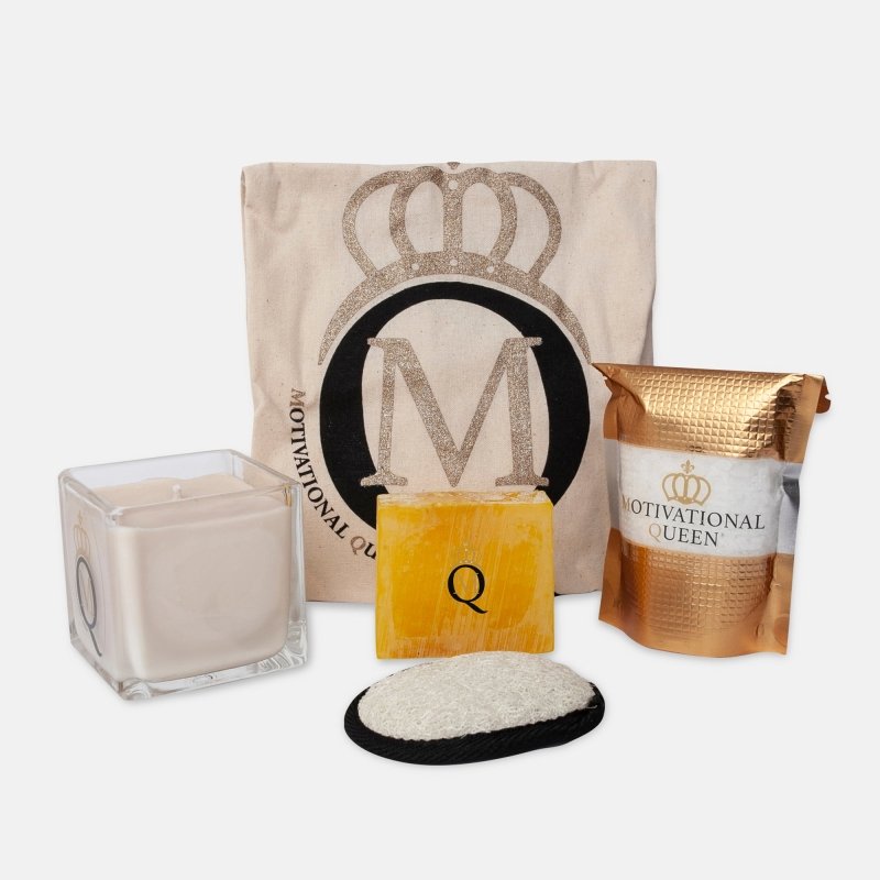Motivational Queen Pamper Giftset – Lemongrass - Personalised Gifts - British D'sire