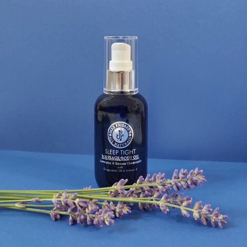 Mrs Frisbee’s All Naturals Sleep Tight Massage / Body Oil (100ml) - Body Care - British D'sire