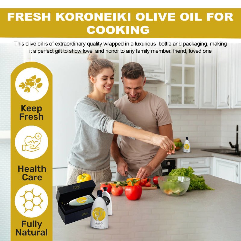 OLEASTRO Organic Extra Virgin Olive Oil | New Harvest Cold Pressed Extra Virgin Olive Oil | Fresh Koroneiki Olive Oil For Cooking - Oil & Serums - British D'sire