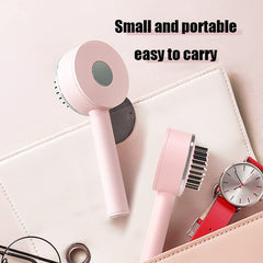 One-key Self-cleaning Hair Brush For Women Curly Hair Brush Anti-Static Airbag Massage Comb Airbag Massage Scalp Comb Professional Detangling One-key Self-cleaning - Hair Treatment & Styling - British D'sire